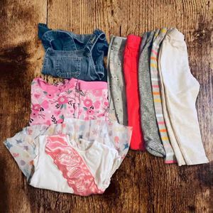 Little girls 18 mo Lot with various brands including Disney and Gap pants